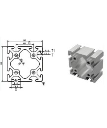 Конструктивен Алуминиев Профил 80х80 УСИЛЕН