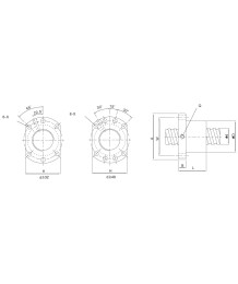 Double Nut for SFU1605 Ball Screw