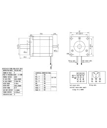 BLDC мотор Nema 23 - EX57BLF