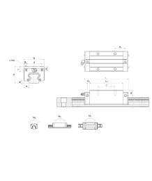 Блокче HGH 20 CA, Блокче HGH,  блокче за линейна релса HGH