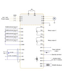 Трифазен инвертор 5.5 kW