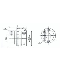 JM Elastomeric Coupling, 3 Jaw Couplings