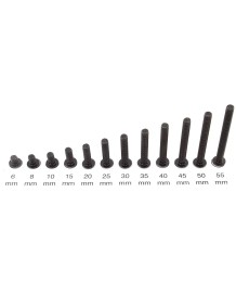 Low-profile hex socket bolts, fasteners, bolts