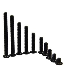 Low-profile hex socket bolts, fasteners, bolts