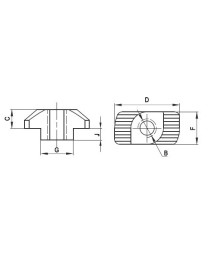 T-slot nuts, fasteners for CNC machines, fastening elements