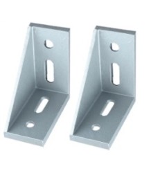 Corner connector for profile 30x30, 30x60, 40x40, 80x80, fasteners