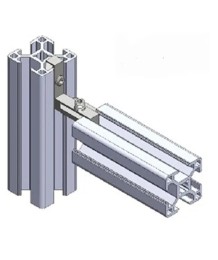 L-shaped angular connector for profile 20x20, 20x40