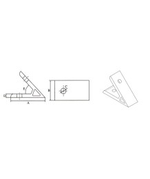 Corner connector for 30x30 profile, fasteners, corner connectors