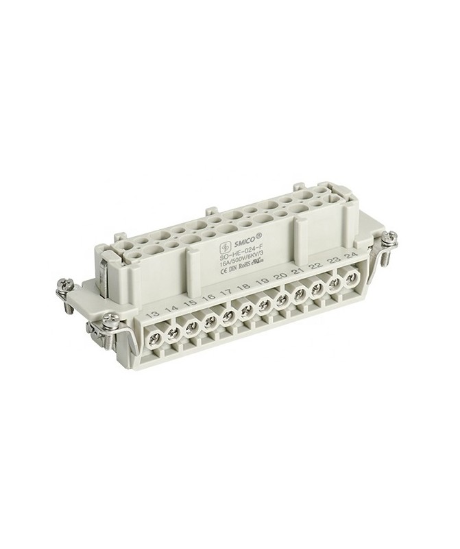 Female Insert for 24-Pin Industrial Connectors