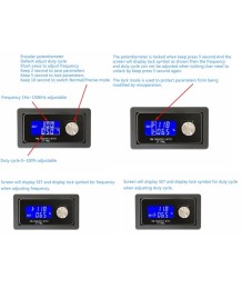 Едноканален честотен генератор 1Hz-150kHz, с промяна на честота и PWM