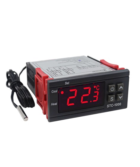 Digital Thermostat STC-1000 with 10A Contacts