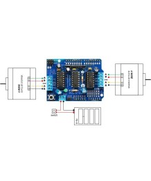 Разширителна платка L293D Motor Driver Board за UNO R3