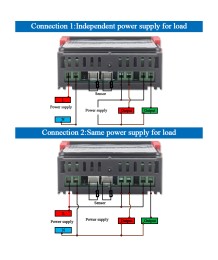 Dual Digital Thermostat STC-3008 with 10A Contacts