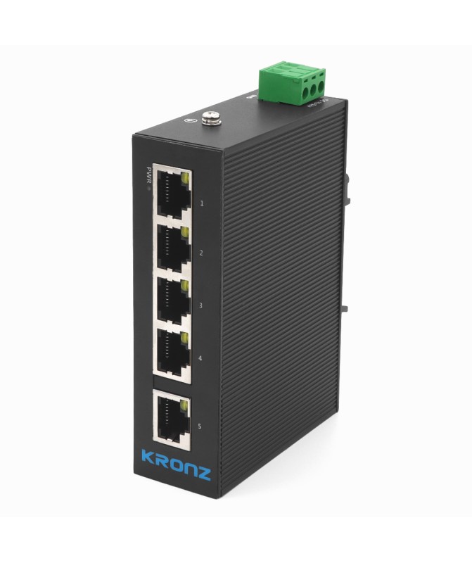 Индустриален 5-портов Ethernet суич 10/100 Mbps – KRONZ UE-05TC