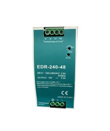 Импулсно захранване за DIN шина EDR-240-48, 240W, 48V, 5А