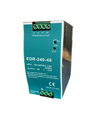 Импулсно захранване за DIN шина EDR-240-48, 240W, 48V, 5А