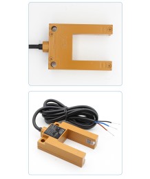 Фотоелектричен сензор E3S-GS30P1 – PNP, U-тип „канал“, ~30 mm, DC 12–24V