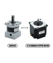 HLTNC FLF57 Планетарен редуктор за NEMA 23 стъпков мотор – Ratio 1:10 | Висока прецизност и надеждност