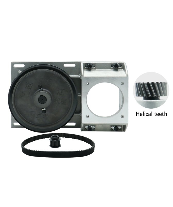 Редуктор за CNC машини с рейка и пиньон – модул 1.5, 5:1, Nema 34