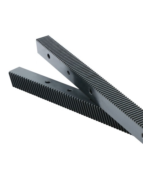 Blackened CNC M1.5 зъбна рейка – 20×20×960 мм, хеликални зъби, черно покритие | HLTNC