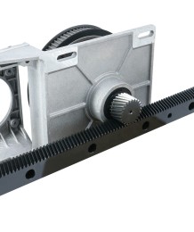 Blackened CNC M1.5 зъбна рейка – 20×20×960 мм, хеликални зъби, черно покритие | HLTNC