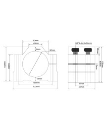 Държач за шпиндел Ø80 мм – SC 80