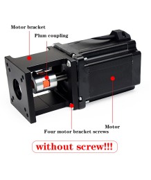 Монтажна стойка за стъпков мотор NEMA 23–34 – алуминиева серия DB57 / DB86