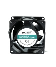 Осев вентилатор DS8038ABHL 80×80×38 mm, 220 VAC