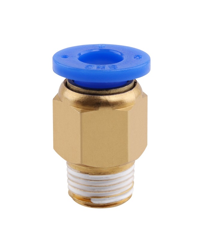 SPC One-Touch Pneumatic Quick Fitting – Straight with External Thread