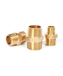 Пневматичен фитинг BW двойна външна резба – месингов конектор