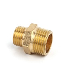 Пневматичен фитинг BW двойна външна резба – месингов конектор