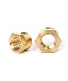 Пневматичен фитинг BB външна резба – месингов шестостенен конектор