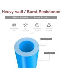 Пневматичен PU маркуч SNS APU син – полиуретанов въздушен маркуч