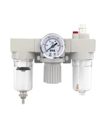 FRL въздушна подготовка SNS SAC-2000-02 / SAC-2000-02A – филтър, регулатор, омаслител