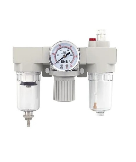 FRL въздушна подготовка SNS SAC-2000-02 / SAC-2000-02A – филтър, регулатор, омаслител