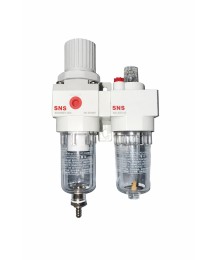 FRL блок SAC2010-02A – филтър регулатор смазчик 1/4″