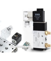 Пневматичен електромагнитен клапан 4V210-08 AC220V – 1/4″
