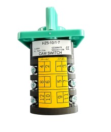 Пакетен превключвател HZ5-10/1.7 – 10A, 380V, ротационен CAM switch