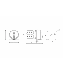 Rotary Switch LW26-63/3 – 63A, 3-Pole, Industrial Selector Switch