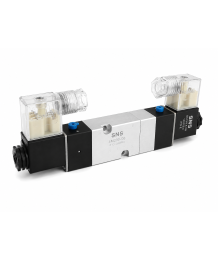 Пневматичен клапан 4M230-08E DC24V | 5/3 соленоиден вентил G1/4