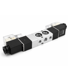Пневматичен клапан 4M230-08E DC24V | 5/3 соленоиден вентил G1/4