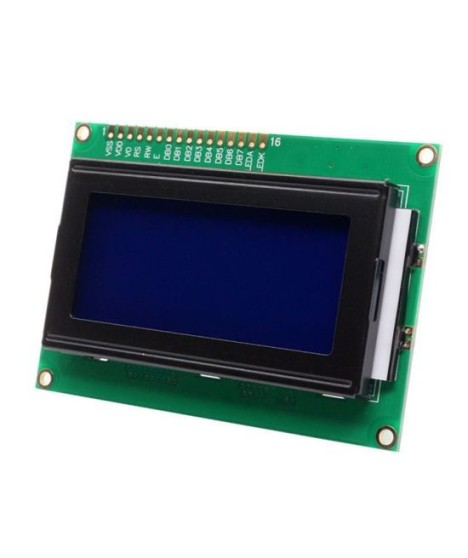 LCD дисплей 16x4 1604A, синя подсветка, 5V | Exallto